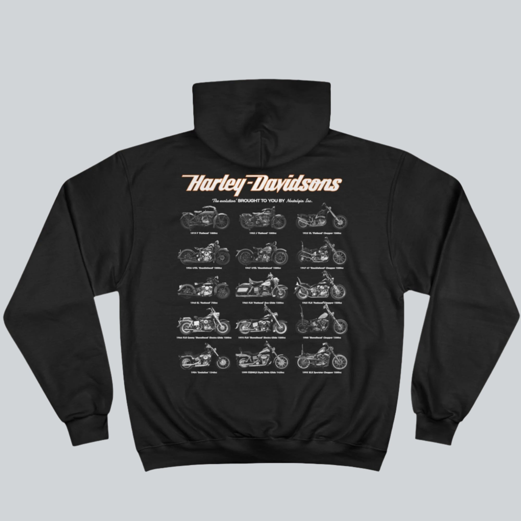 Nostalgia x Champion Harley Davidsons Hoodie – Nostalgia Inc.