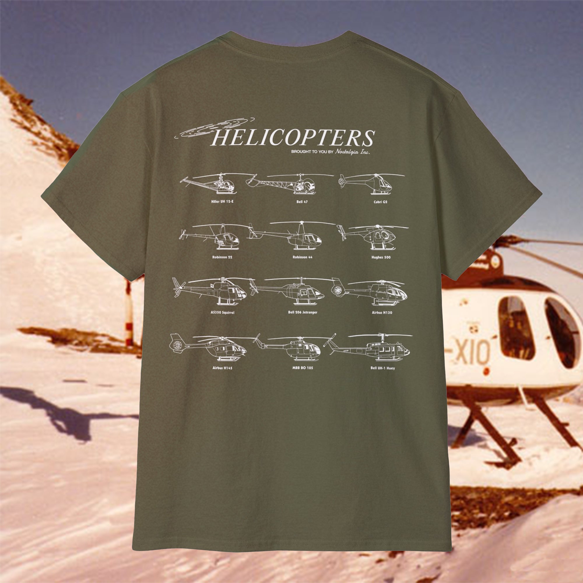 Helicopters T-shirt – Nostalgia Inc.