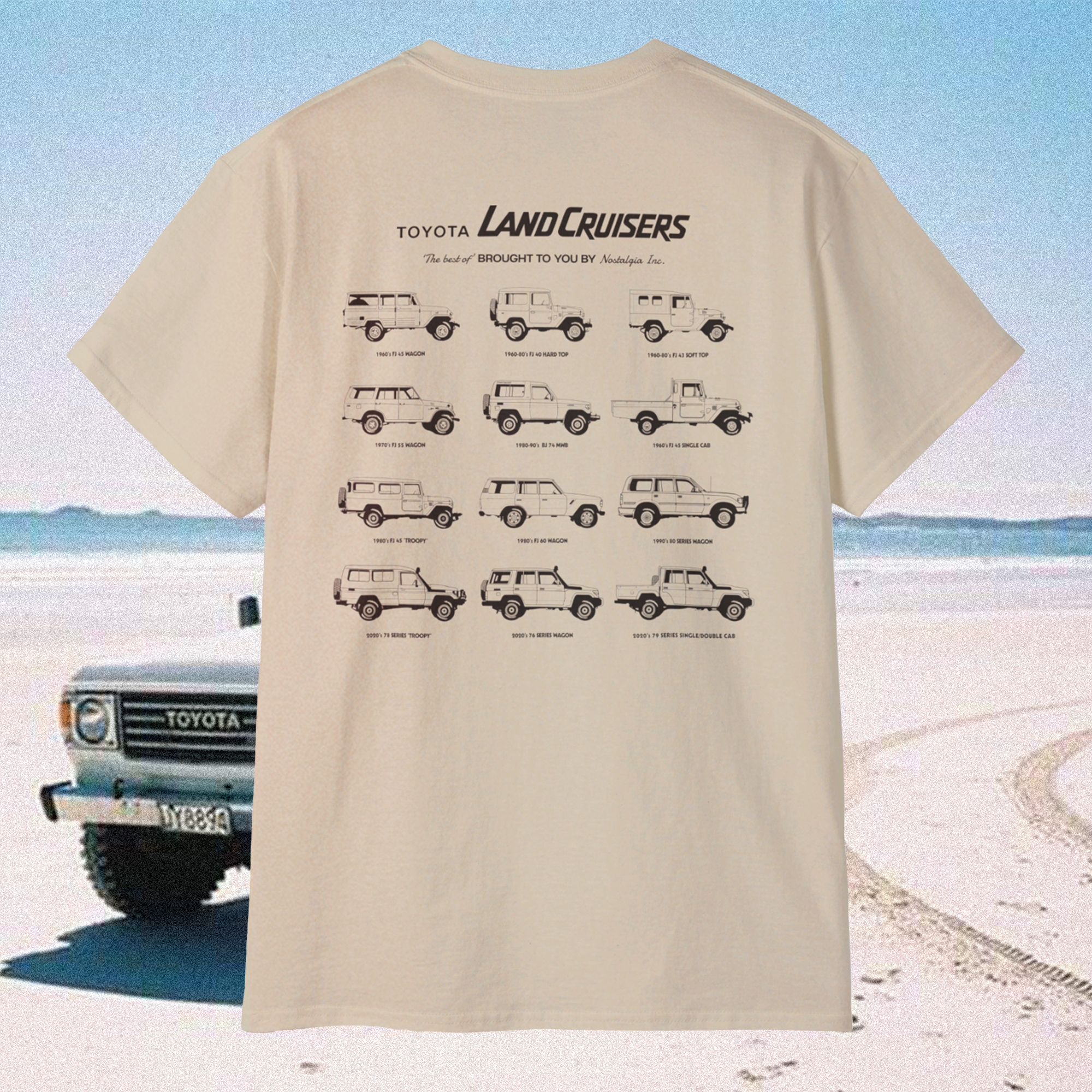 Land Cruiser 'Best Of' T-shirt – Nostalgia Inc.